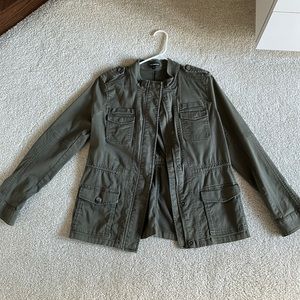 Express green jacket